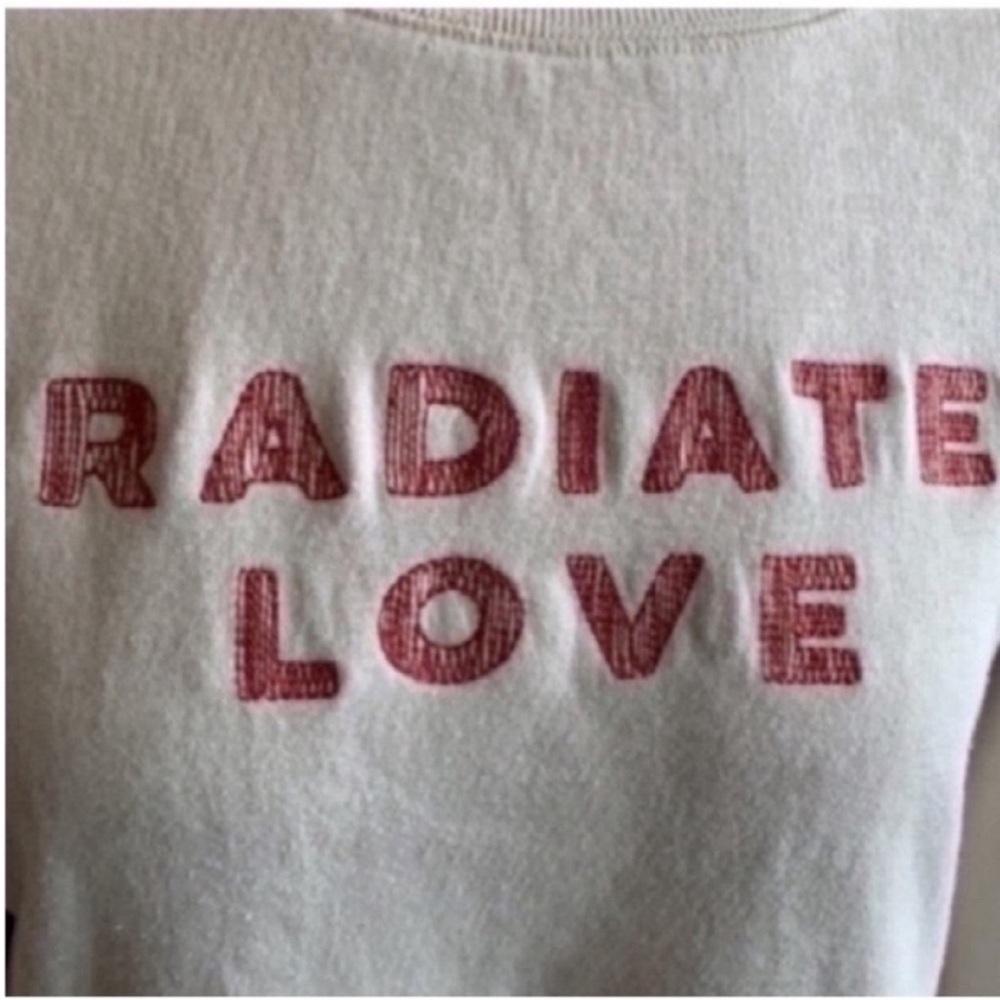Universal Thread Cream Sweatshirt with Red Text - Picture 6 of 11